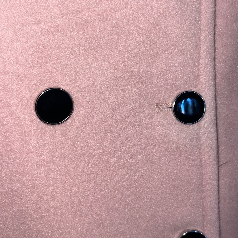 Maison Jules Blush Pink Double-Breasted Lined Peacoat NWOT - Picture 6 of 11